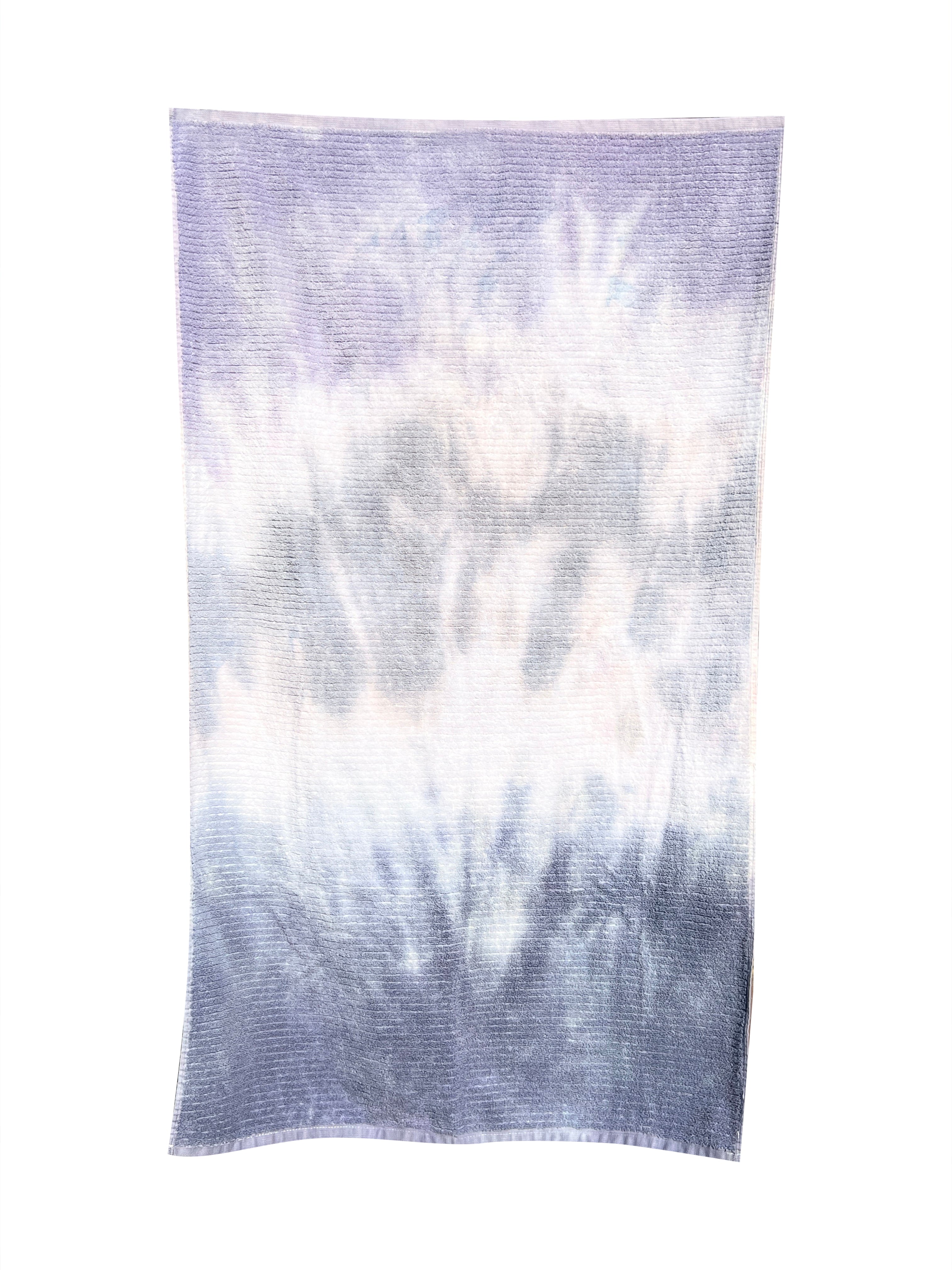 Hand-Dyed Cotton Terry Beach Towel