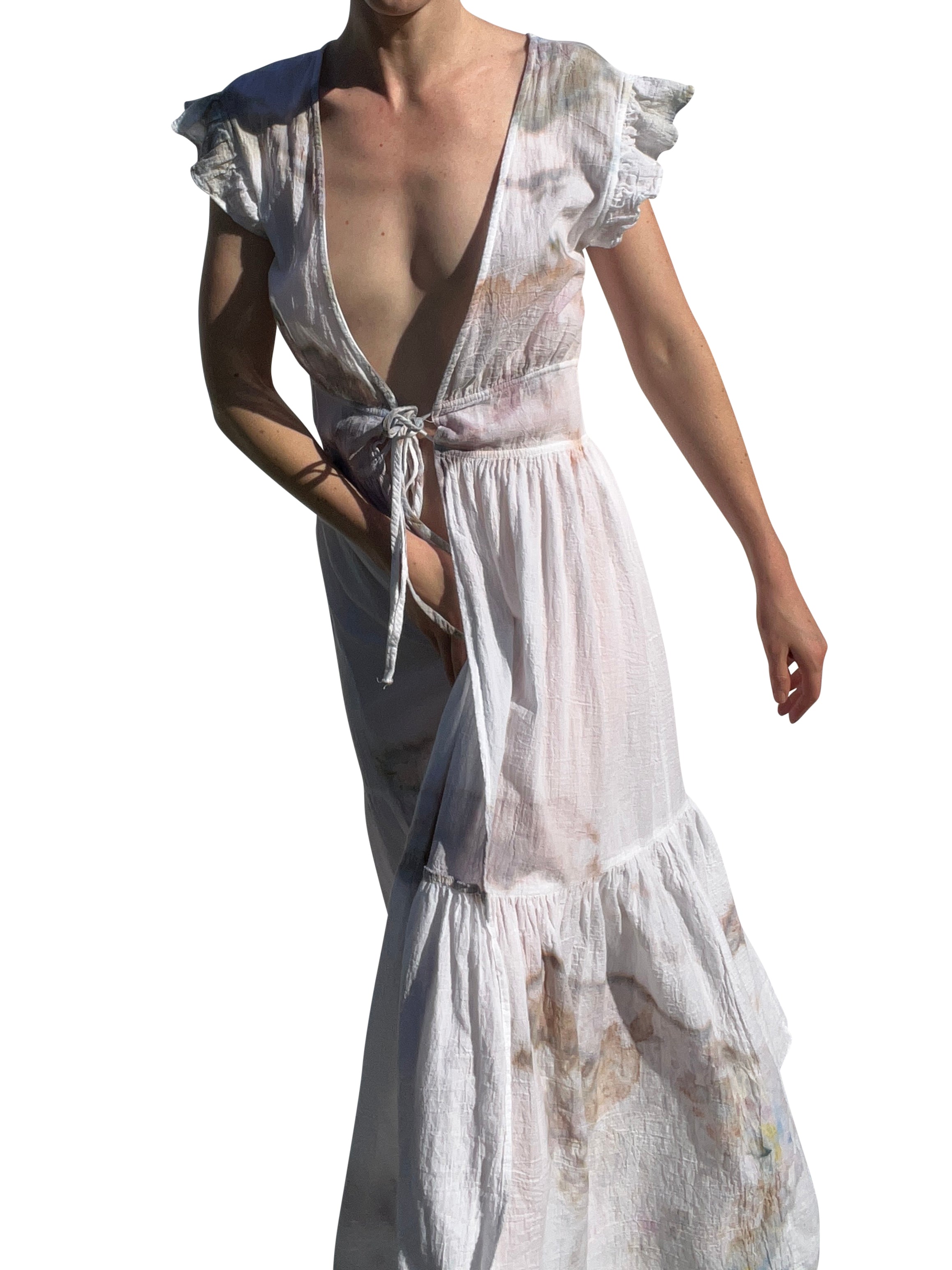 PRAIRIE Tie-Front Maxi